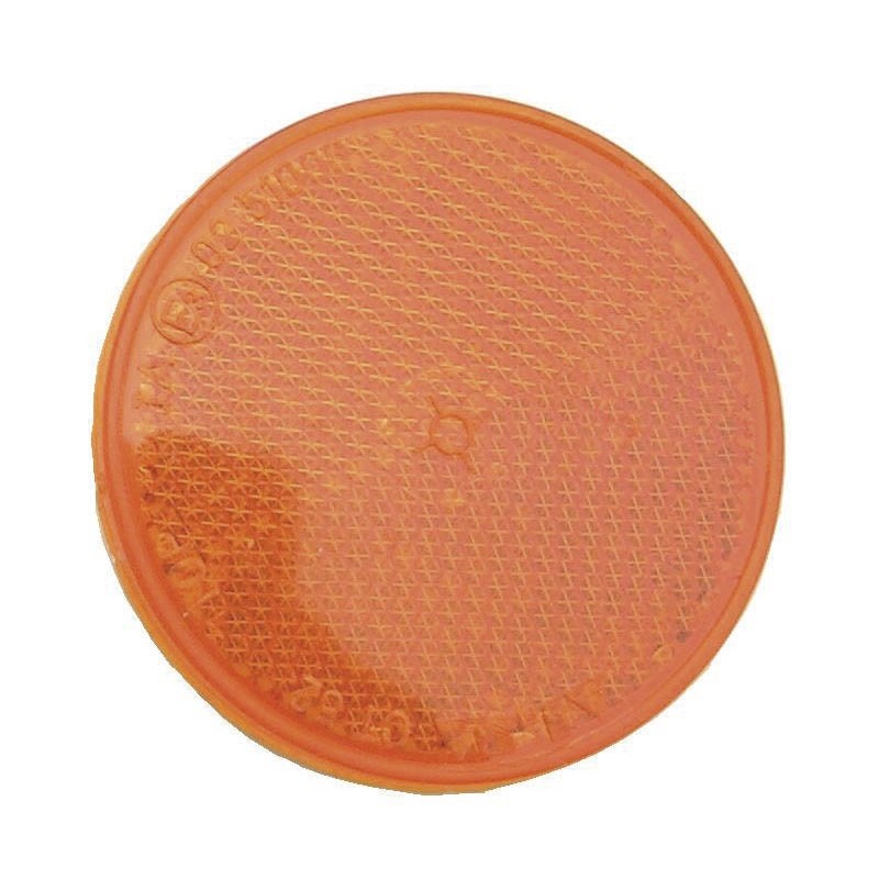 1 Catadioptre adhésif rond orange Ø60 mm Latour Remorques