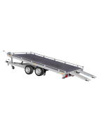 Remorque Transporter plateau basculant 406 x 204 cm - PTAC 2700 kg - Saris